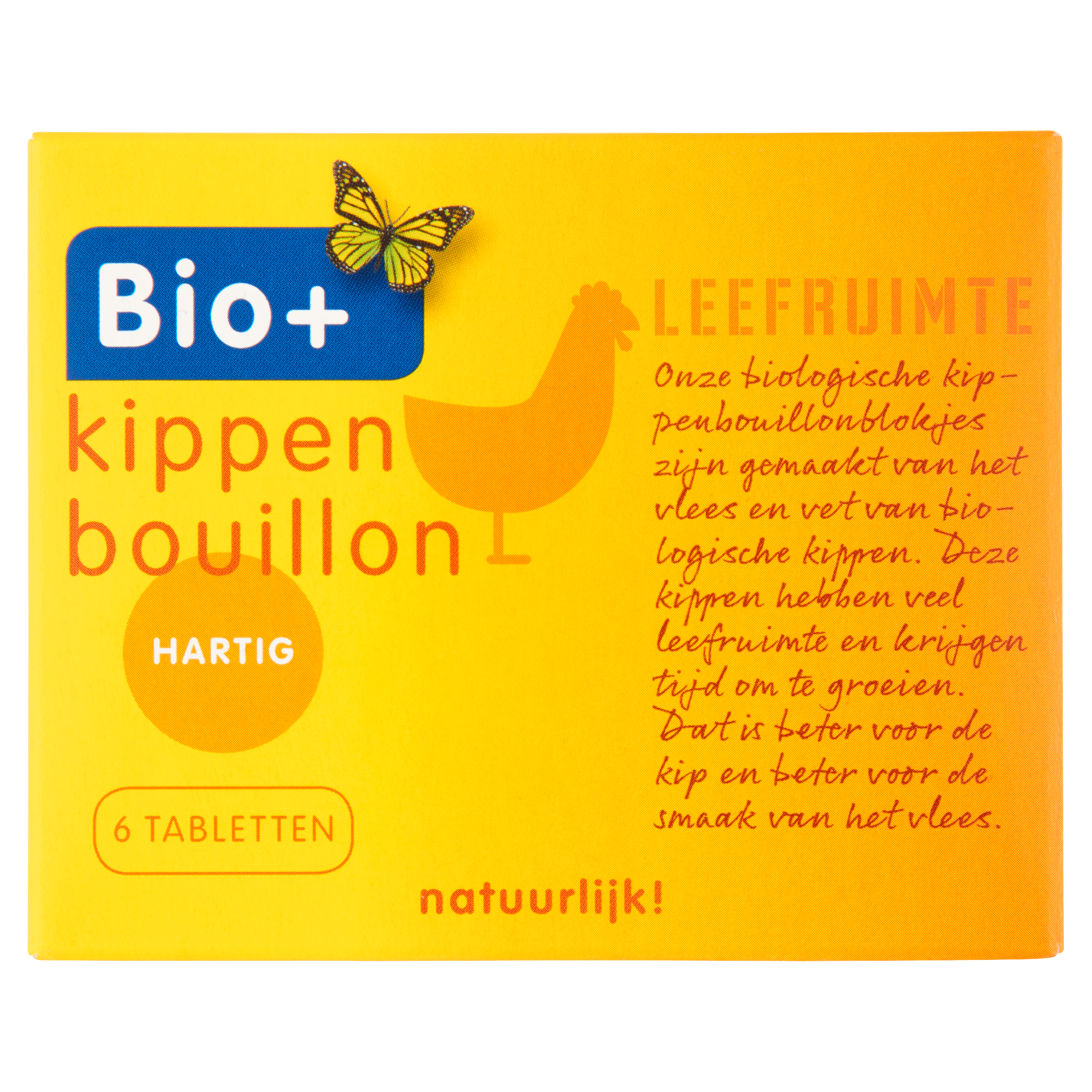 BIO+ Bouillon kip 6 blokjes