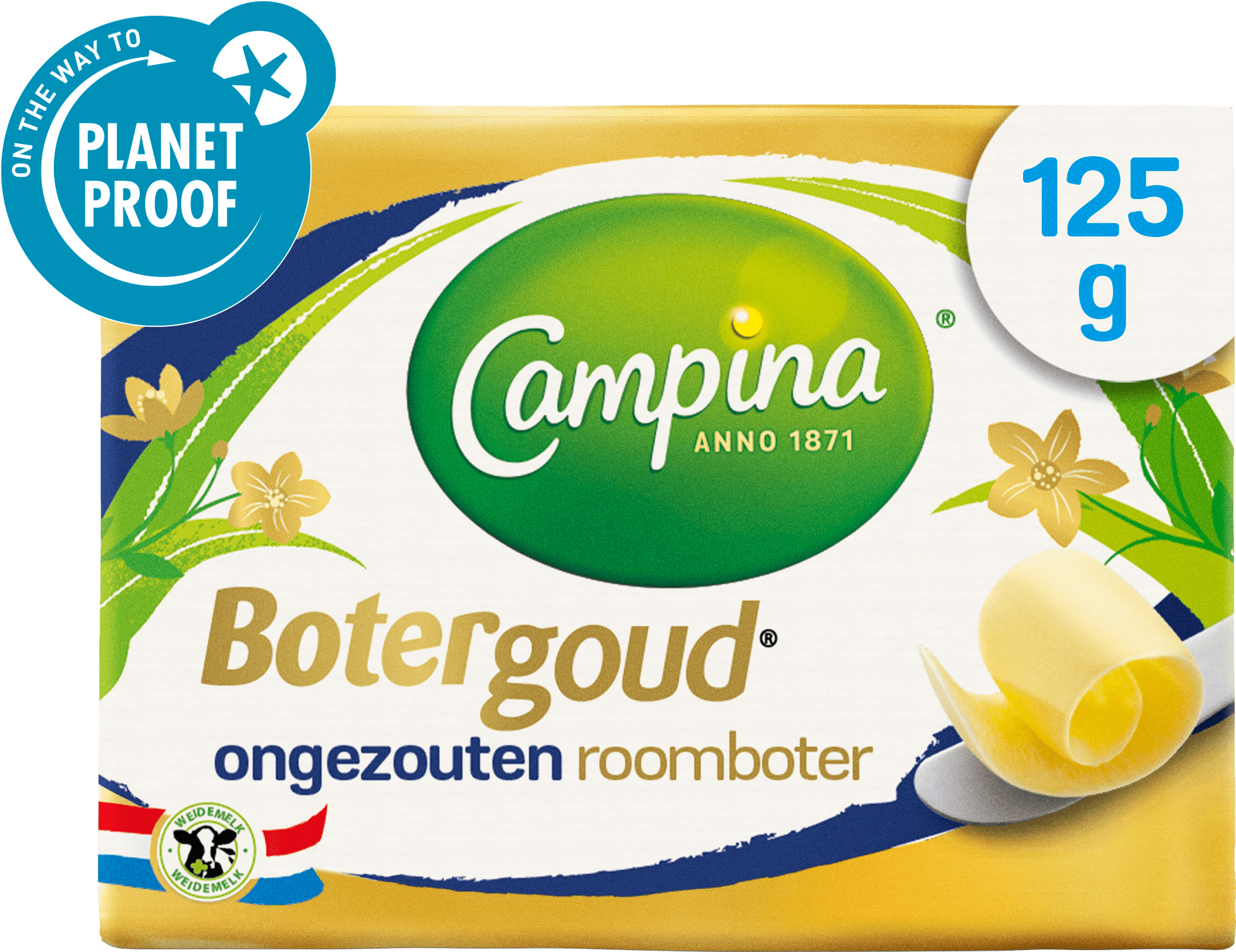Campina Botergoud Verse roomboter ongezouten