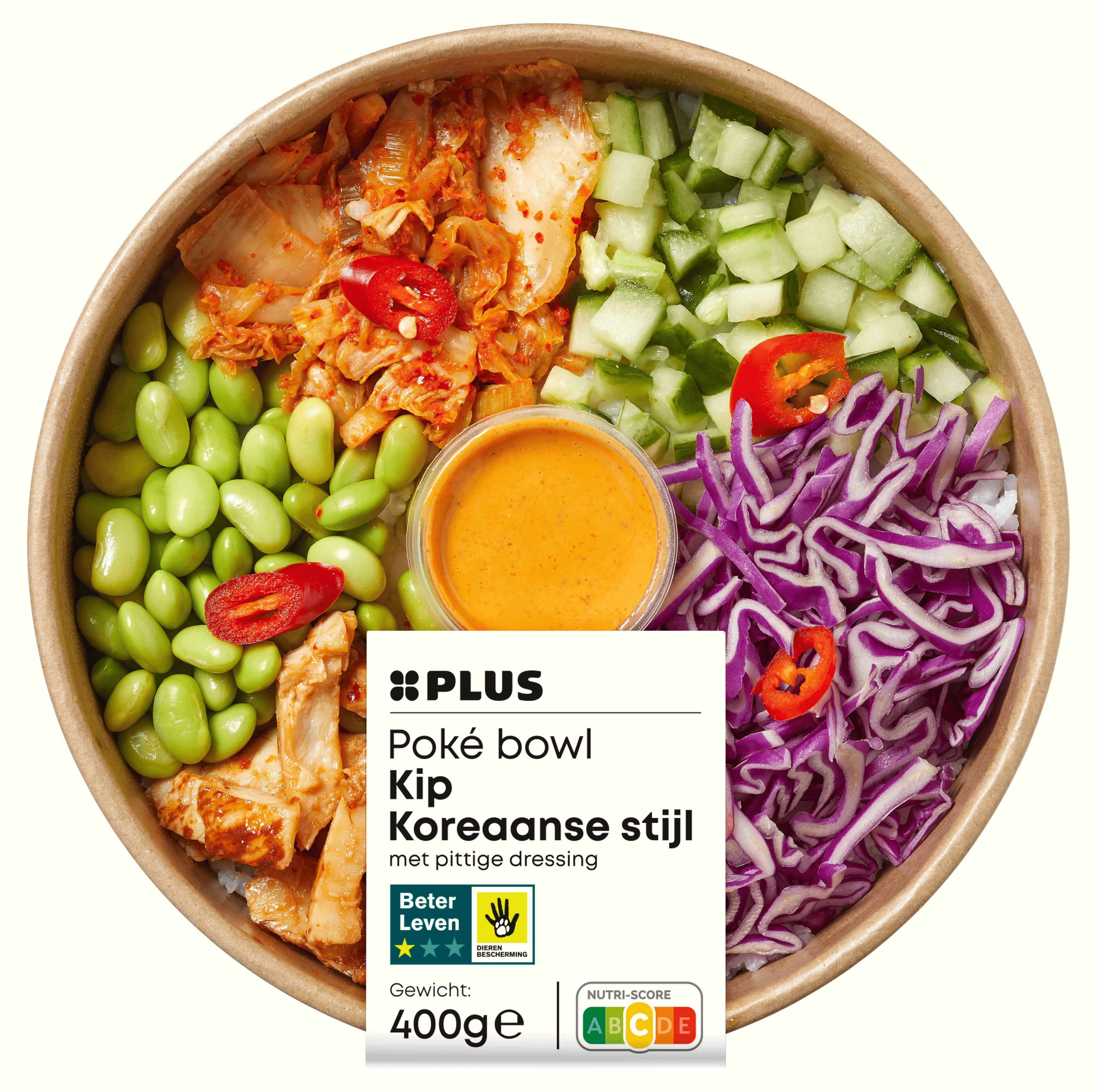 PLUS Poké bowl Kip Koreaanse stijl