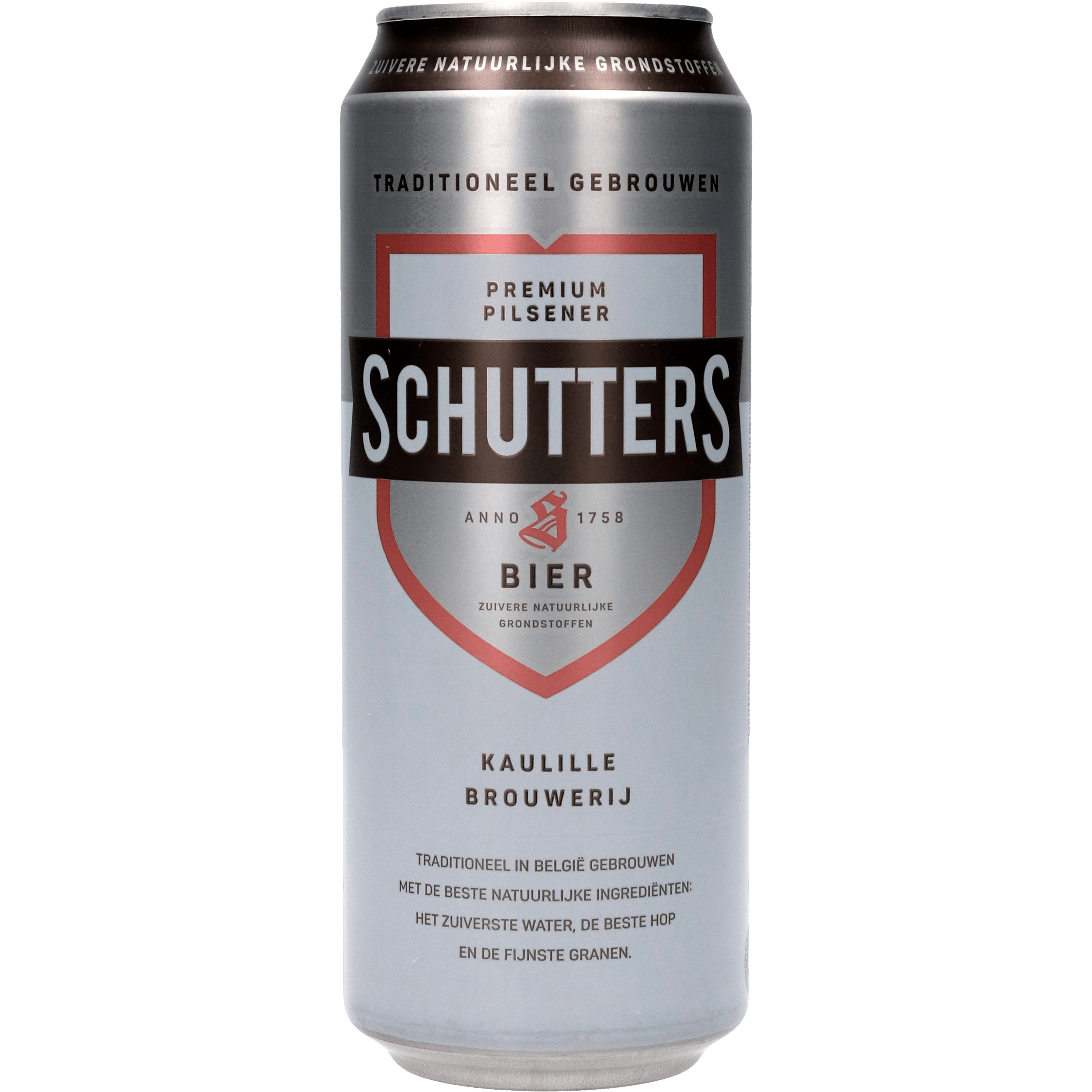 Schutters Pils blik