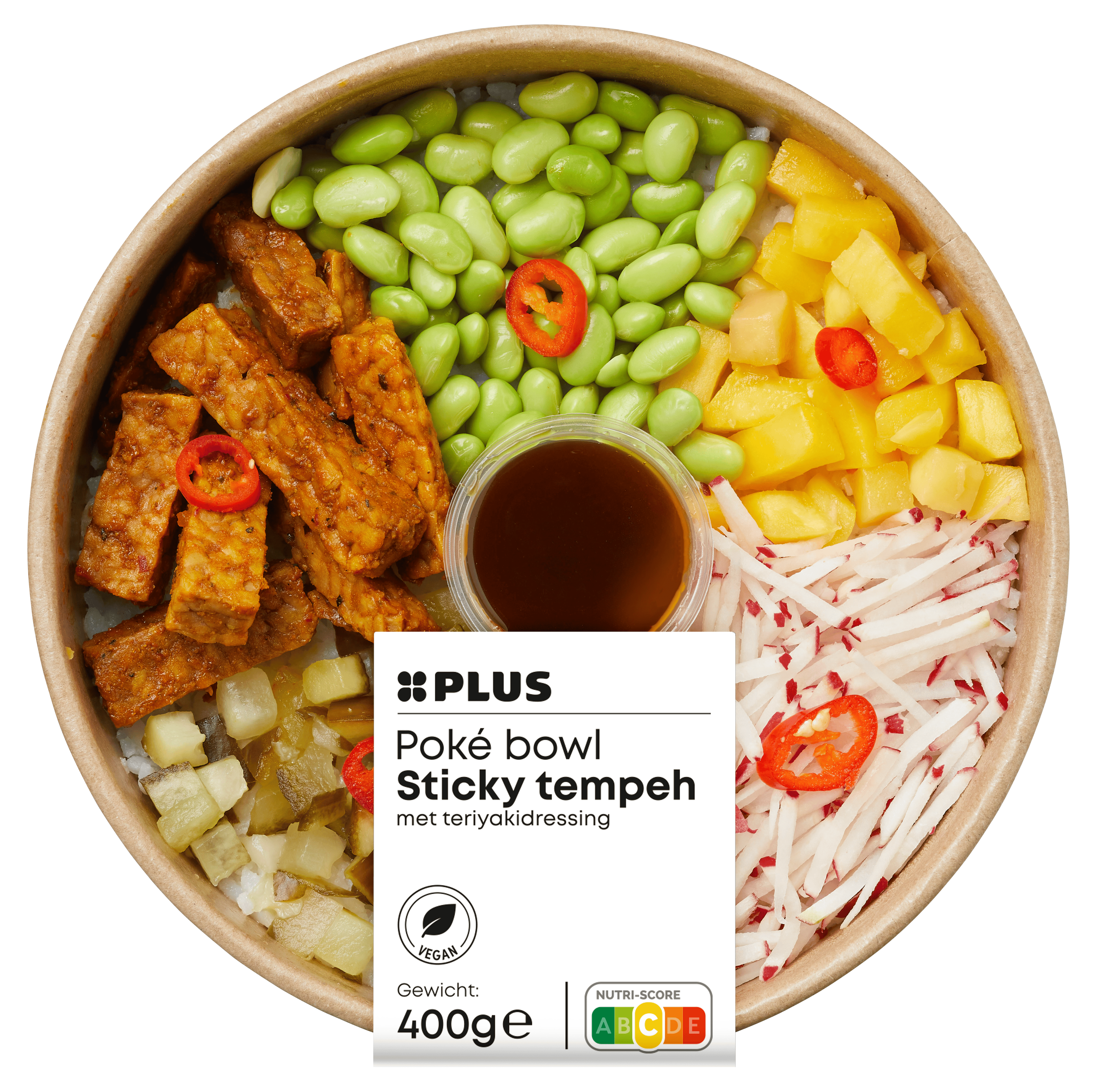 PLUS Poké bowl Sticky Tempeh