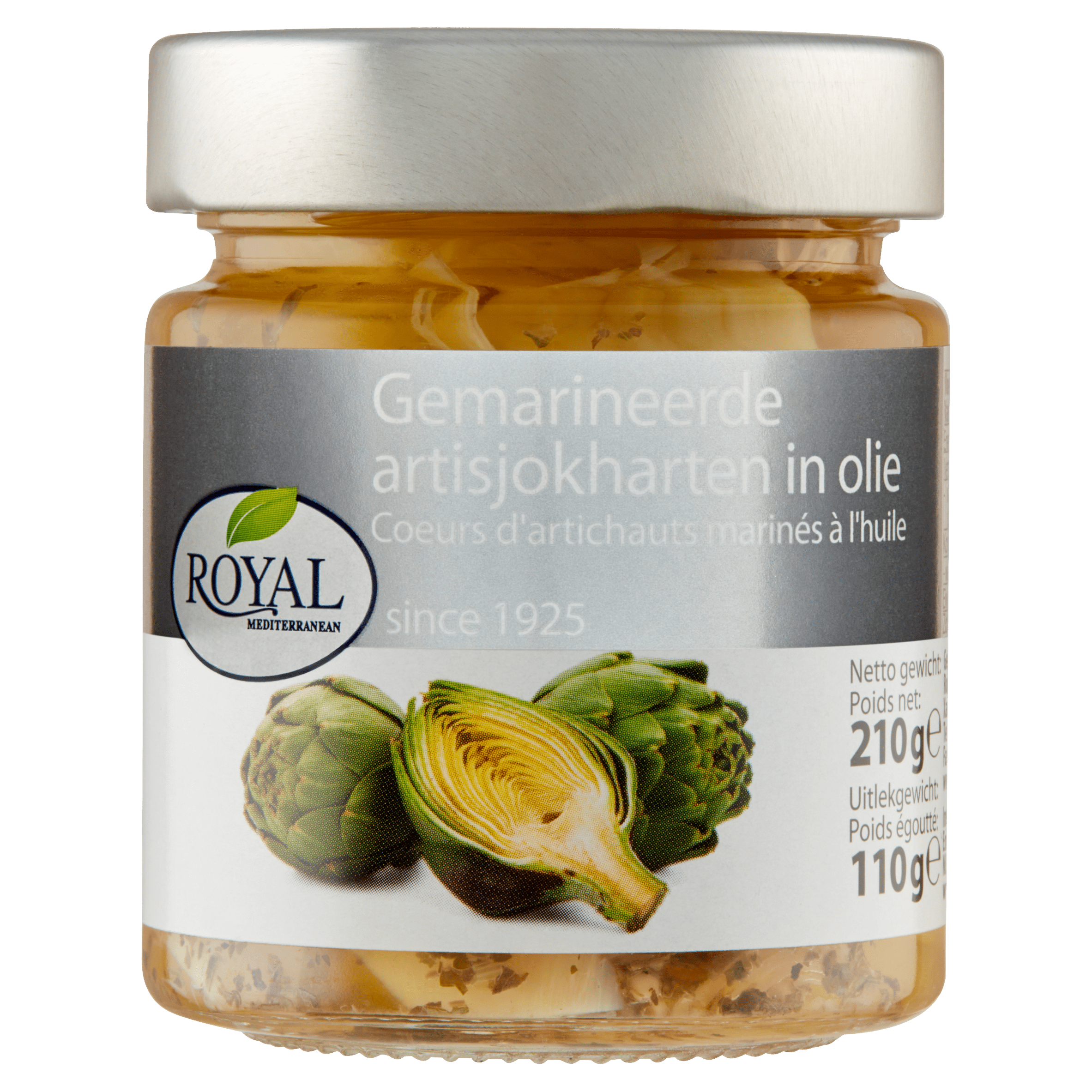 Royal Gemarineerde artisjokken in olie