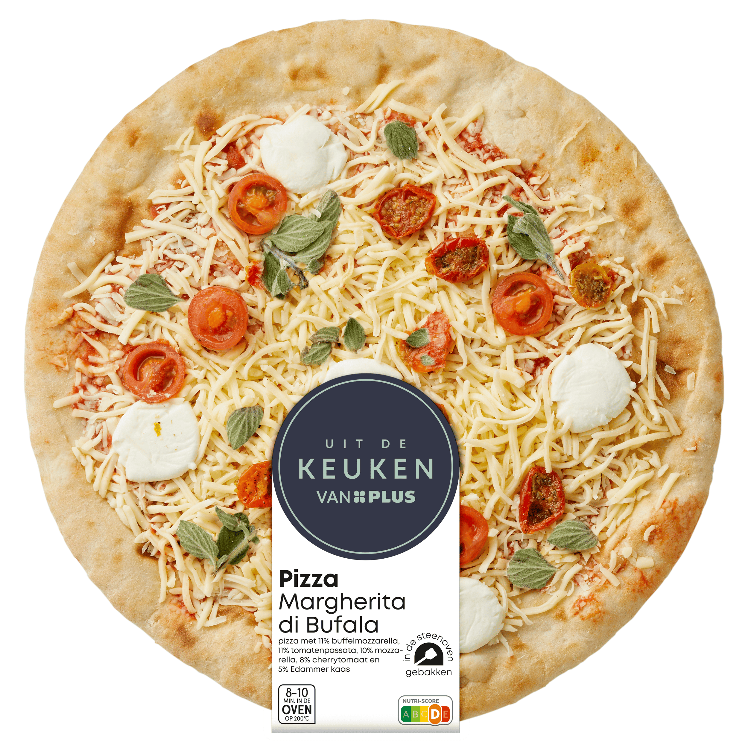 Uit de keuken van Uit de keuken van PLUS Pizza Margherita di Bufala