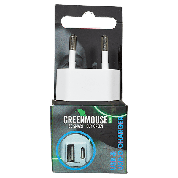 GreenMouse Dual Wall Charger - USB & USB-C