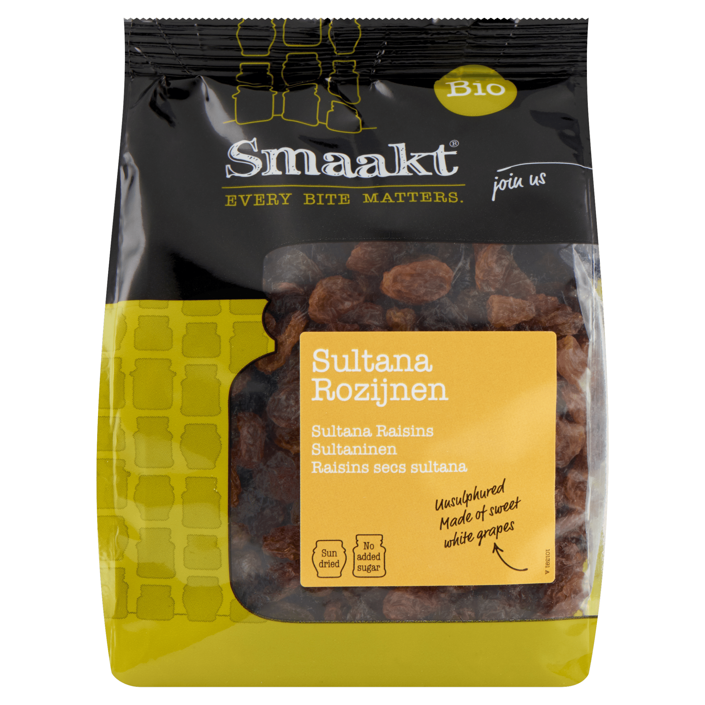 Smaakt Sultanarozijnen bio