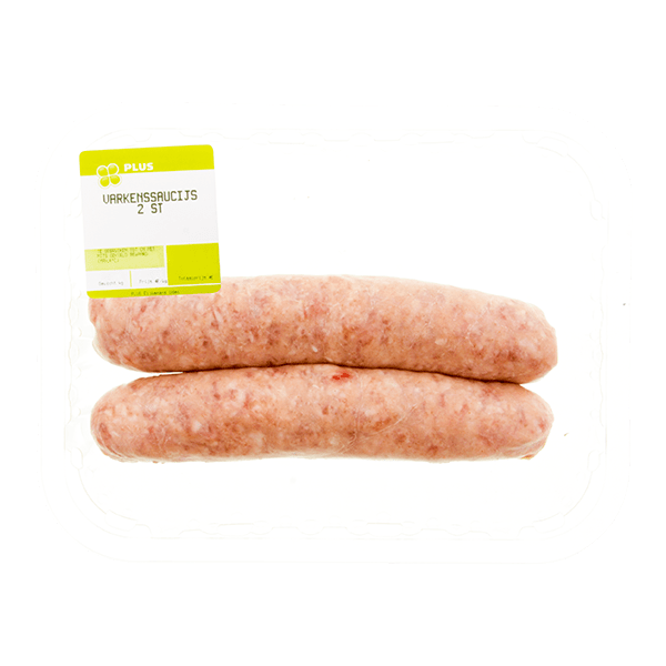 PLUS Saucijs gemengd 2 stuks