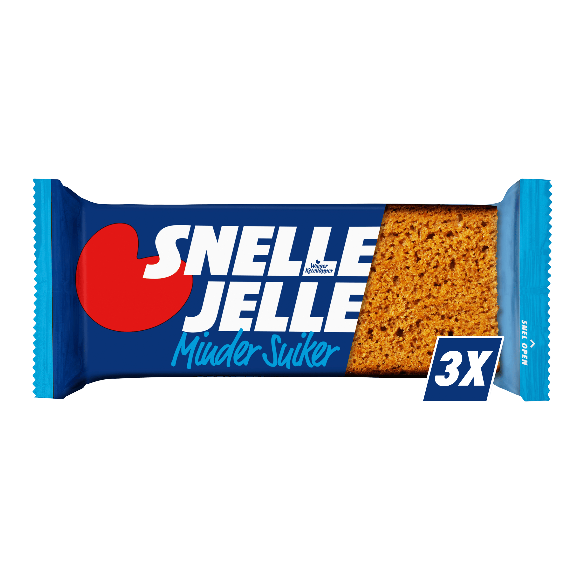 Snelle Jelle Kruidkoek minder suiker 3pk