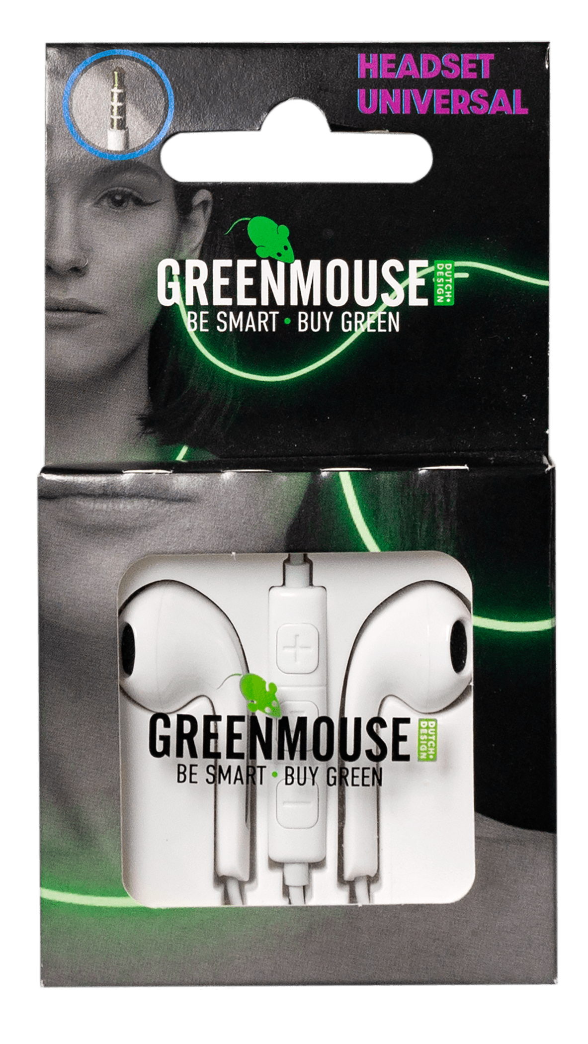 GreenMouse Headset Connection 3.5 mm