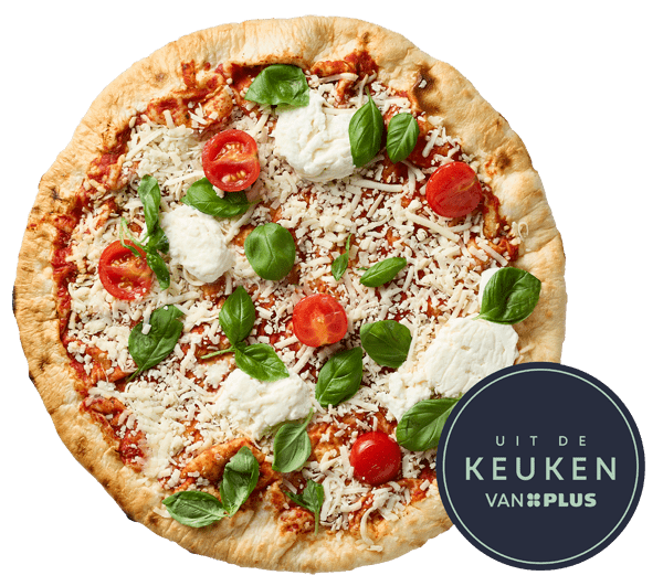 Uit de keuken van Uit de keuken van PLUS Pizza Margherita di Bufala