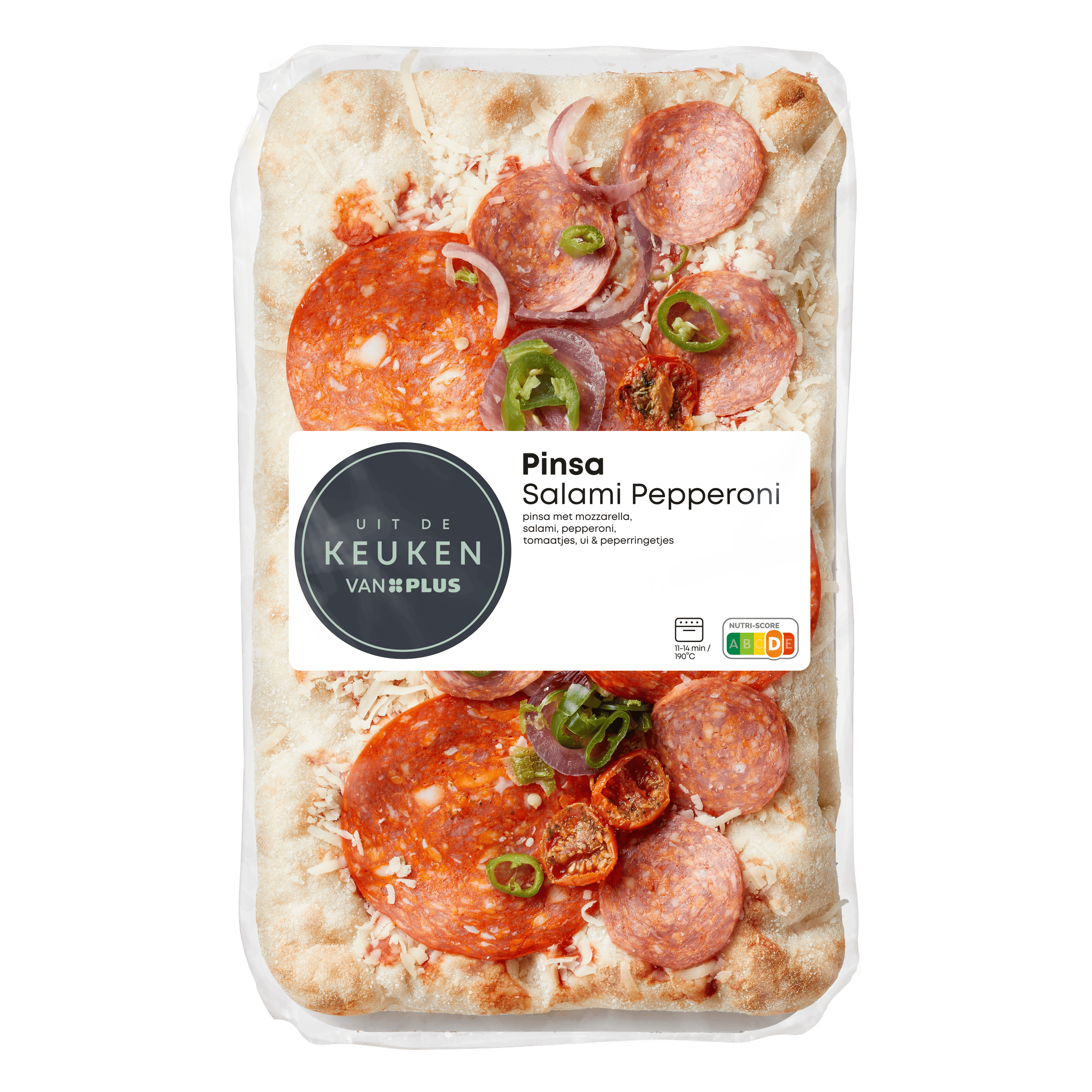 Uit de keuken van Uit de keuken van Pinsa Salami Pepperoni