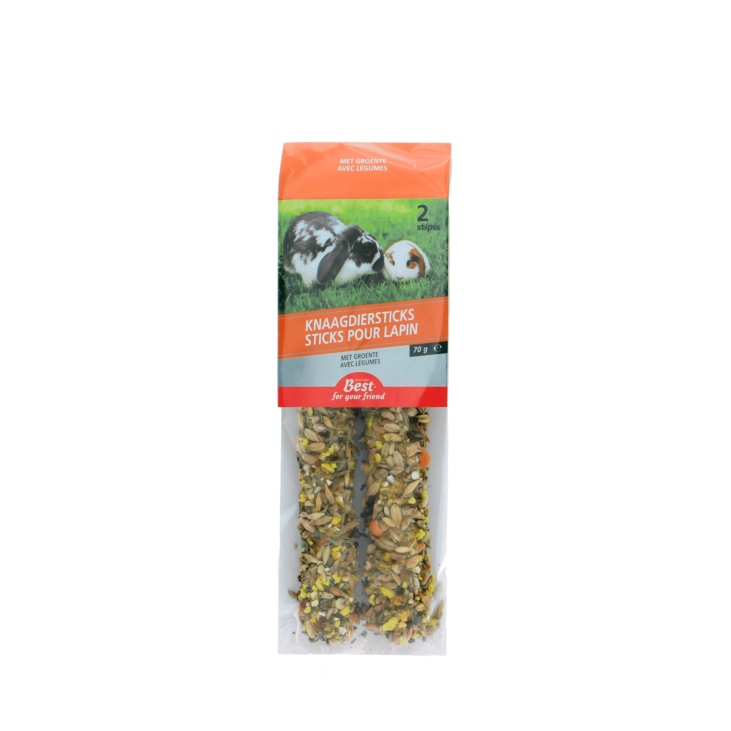 Best For Your Friend Best For Your Friend Knaagdiersticks met groente