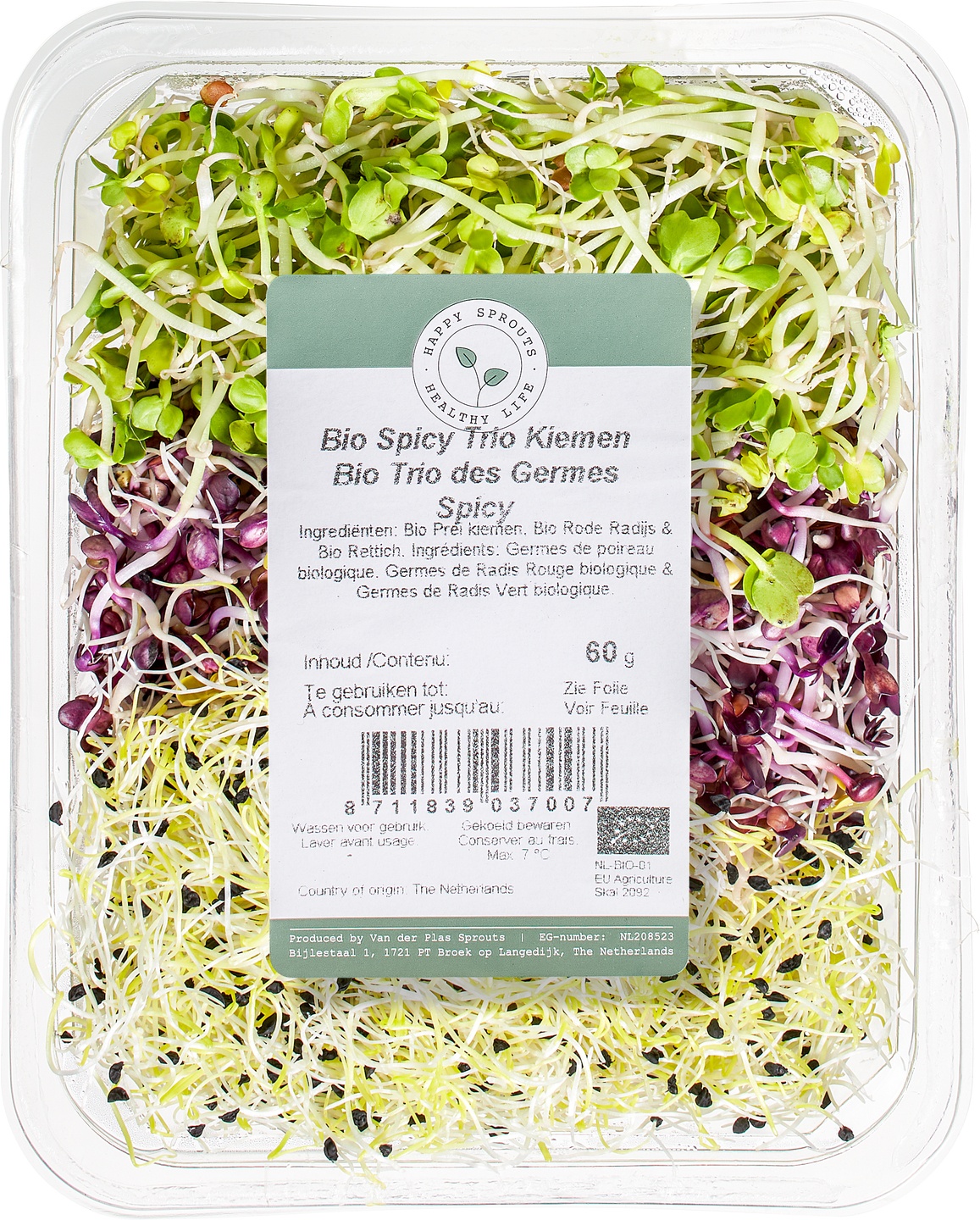 ONBEKEND \ MERKLOOS KIEMEN SPICY TRIO 60 GRAM