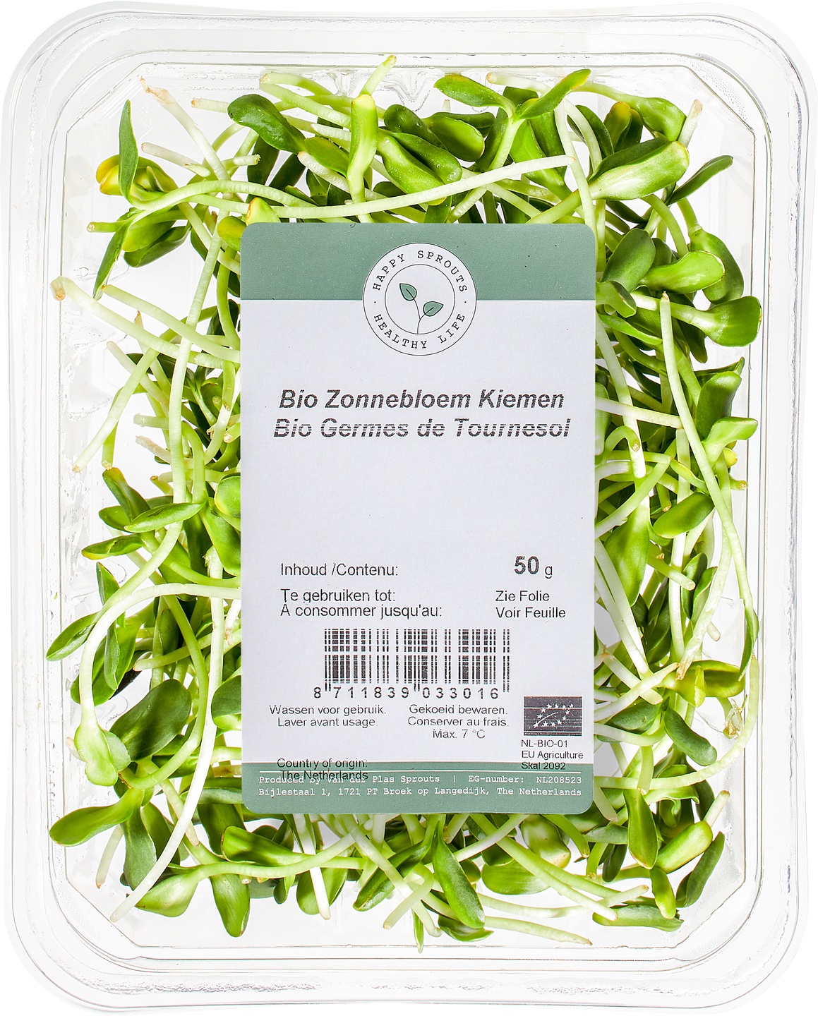 VAN DER PLAS SPROUTS KIEM ZONNEBLOEM 50 GRAM
