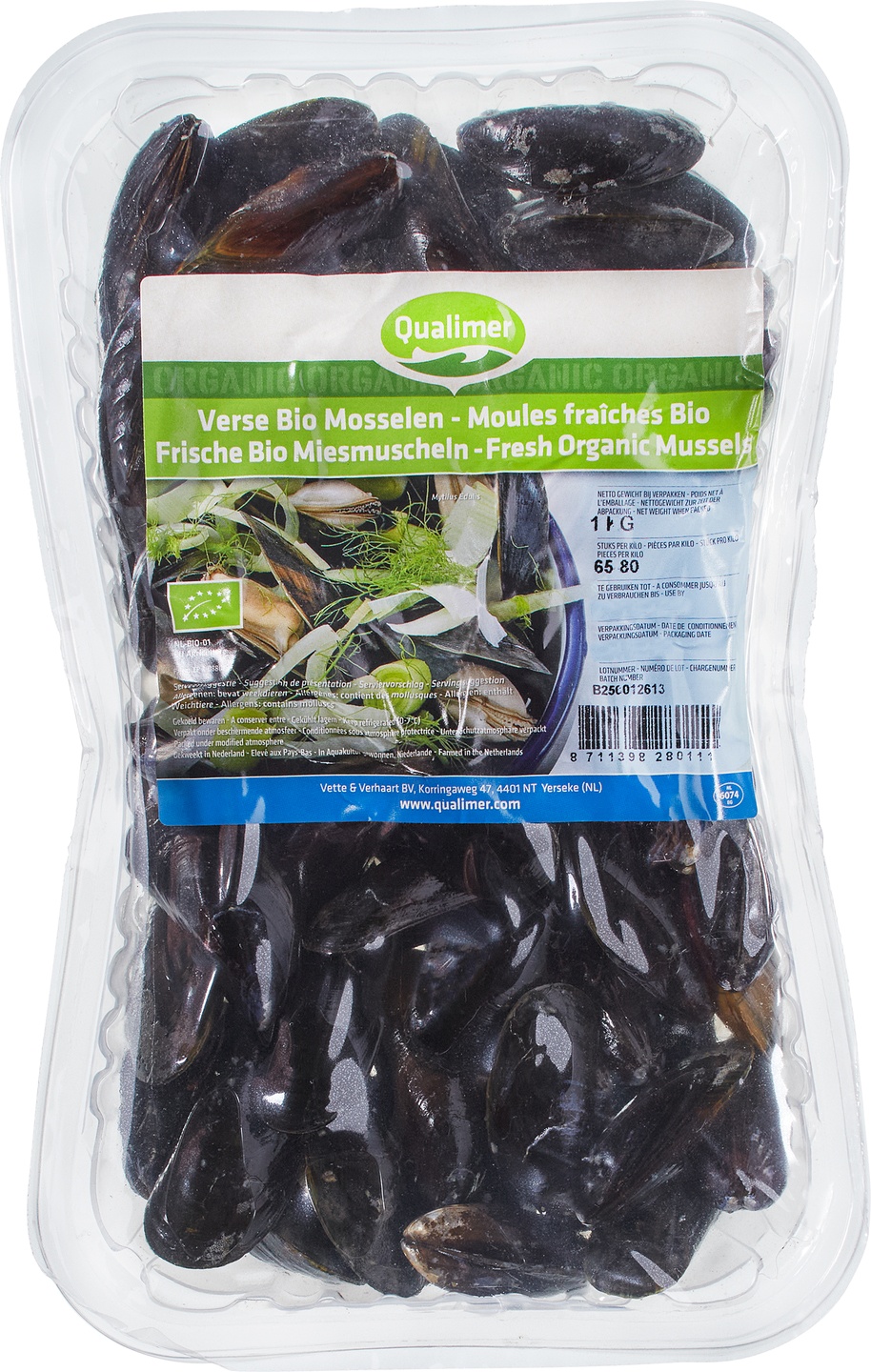 QUALIMER MOSSELEN (4) 1 KG