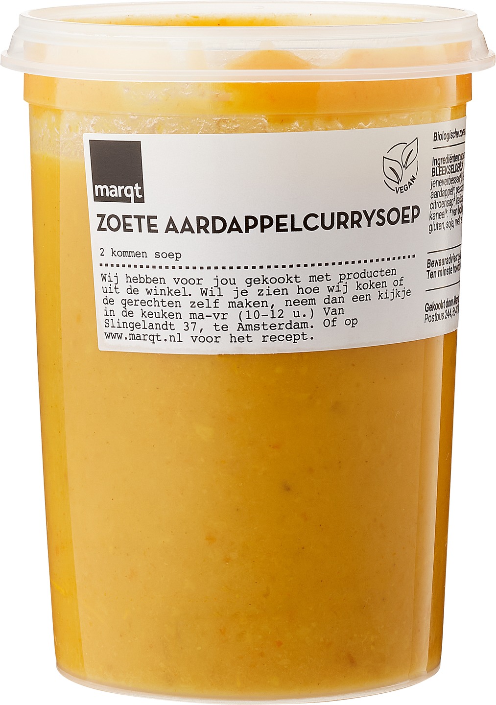 MARQT ZOETE AARDAPPELCURRYSOEP 500 ML