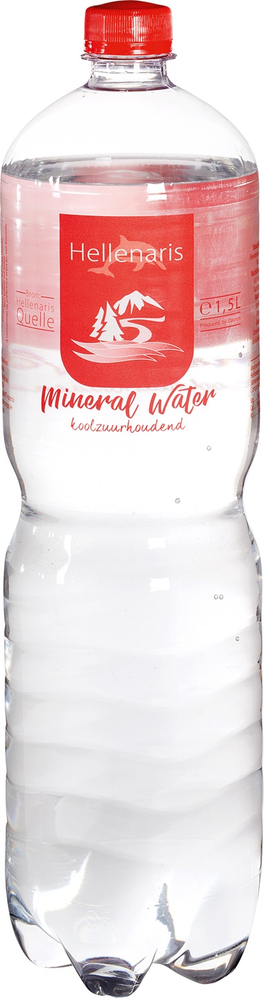 HELLENARIS MINERAALWATER MET KOOLZUUR 1500 ML