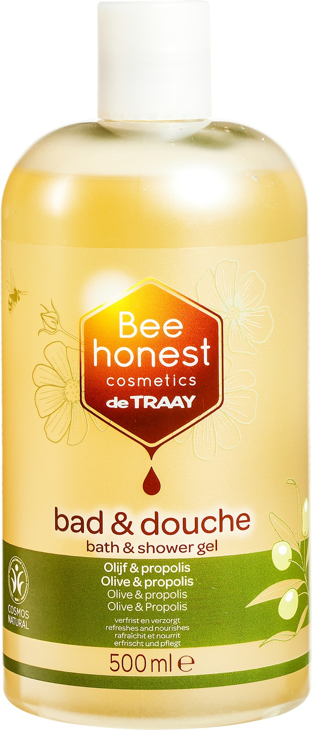 BEE HONEST COSMETICS BAD EN DOUCHE OLIJF + PROPOLIS 500 ML