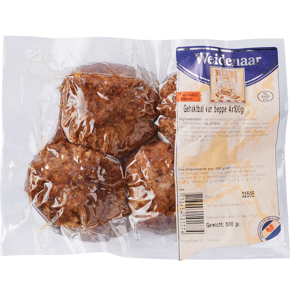 Weidenaar Boerengehaktballen