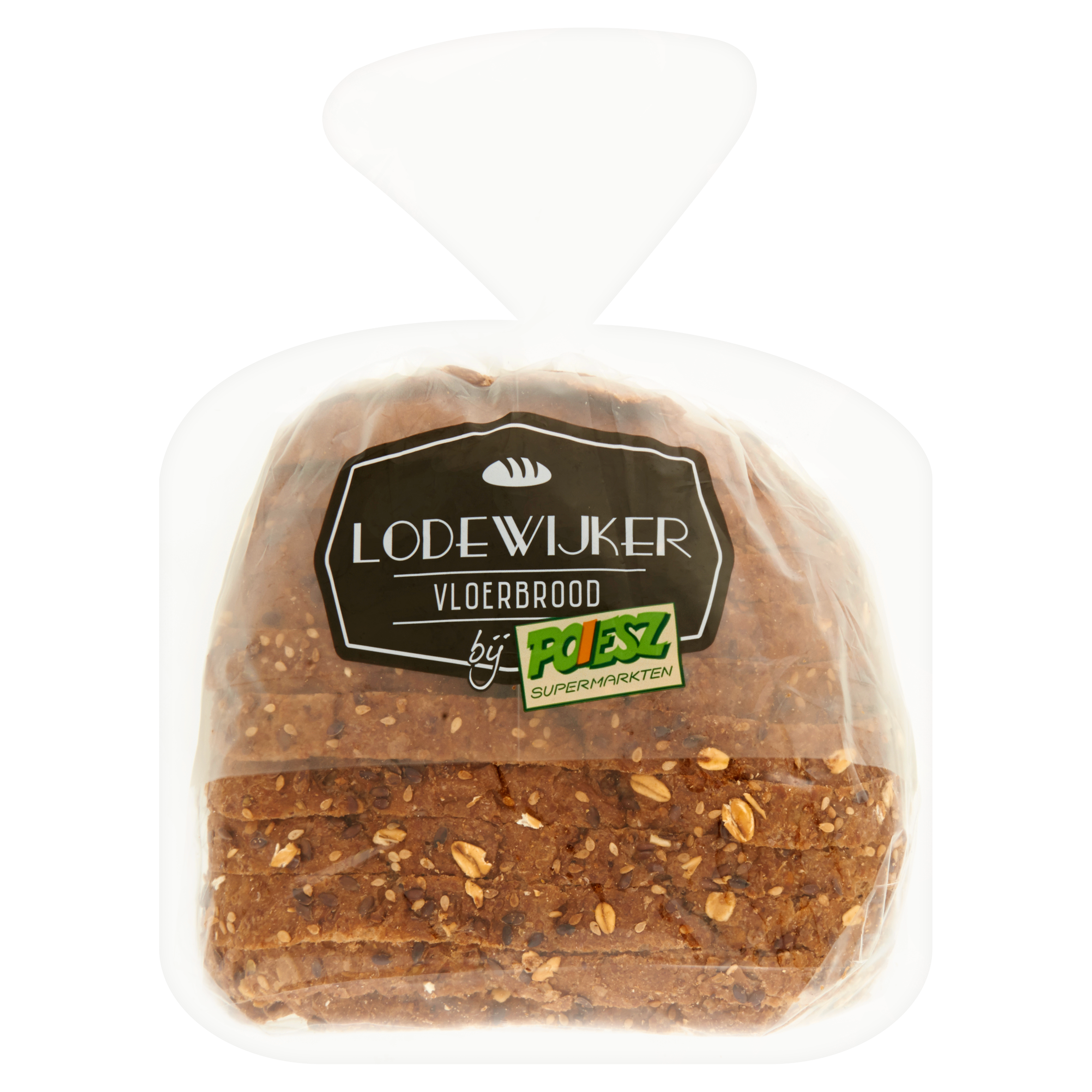 Lodewijker Vloerbrood Donker Meergranen half