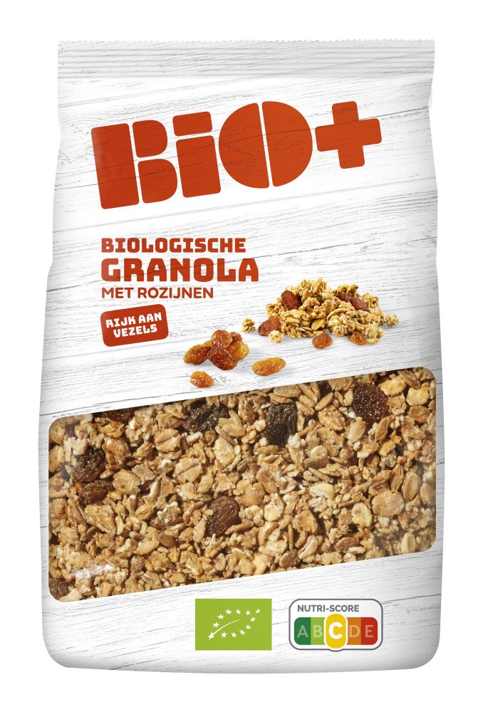 Bio+ Bio+ Volkoren Granola met Rozijnen