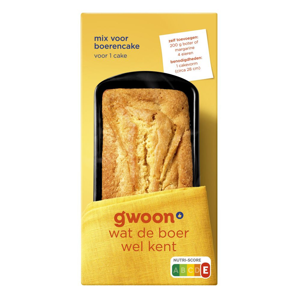 g'woon Mix voor Boerencake 400 g