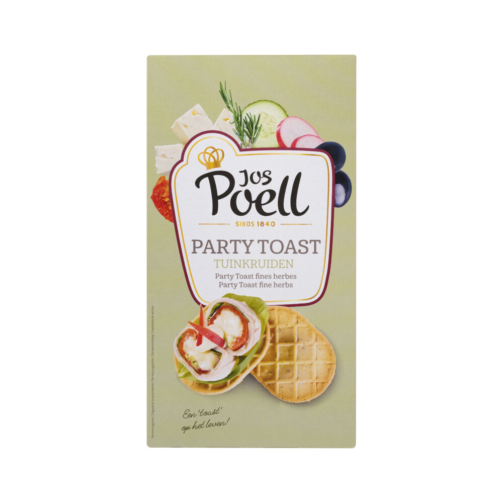 Jos Poell Partytoast Fijne Tuinkruiden