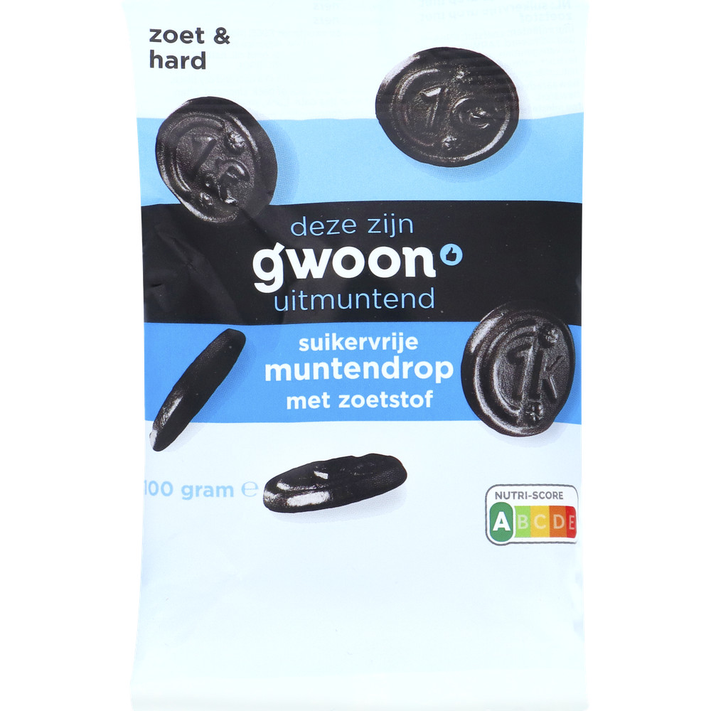 g'woon Suikervrije Zoete Muntdrop