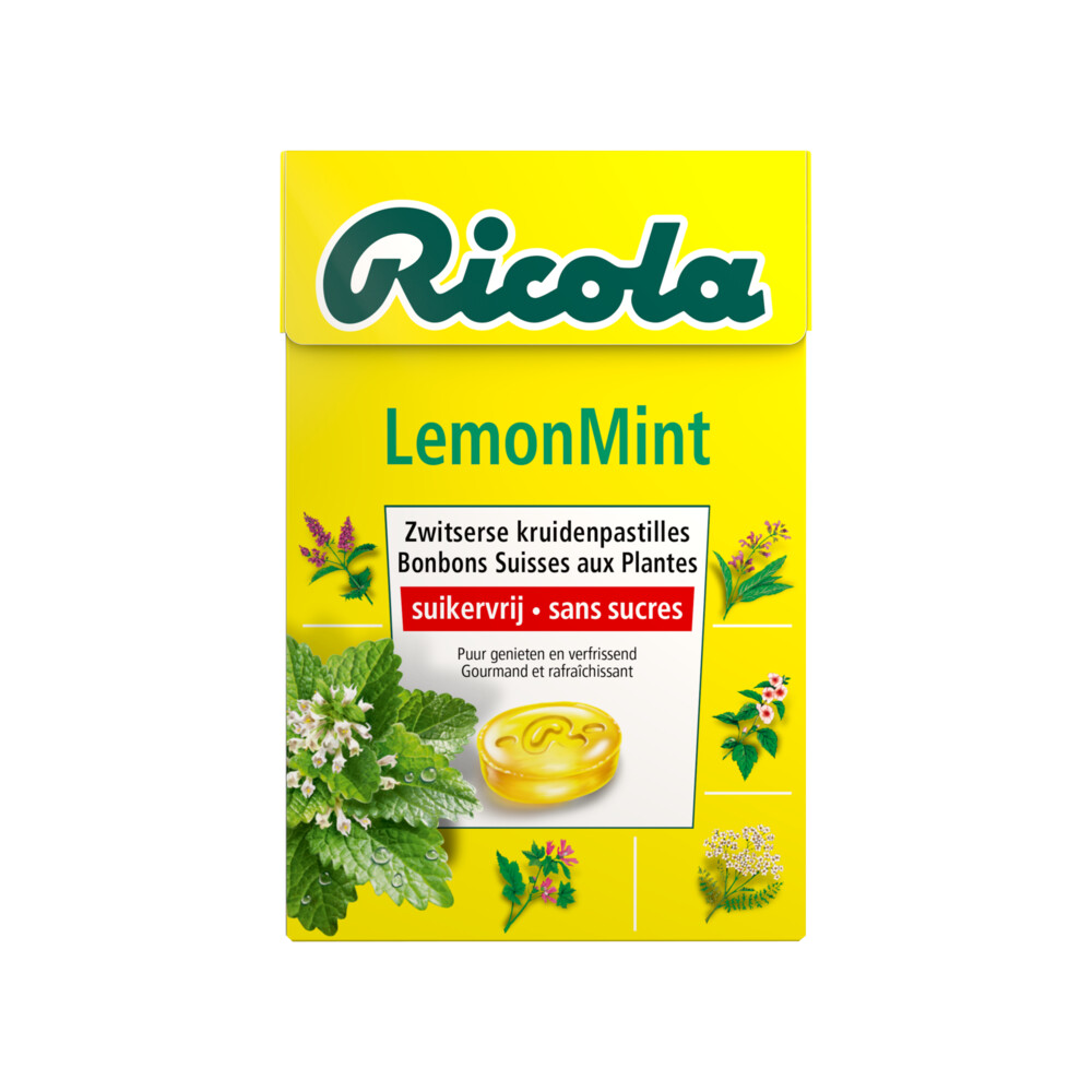 Riccola Ricola lemon mint suikervrij