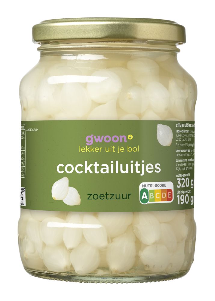 g'woon Zoetzure Cocktailuitjes