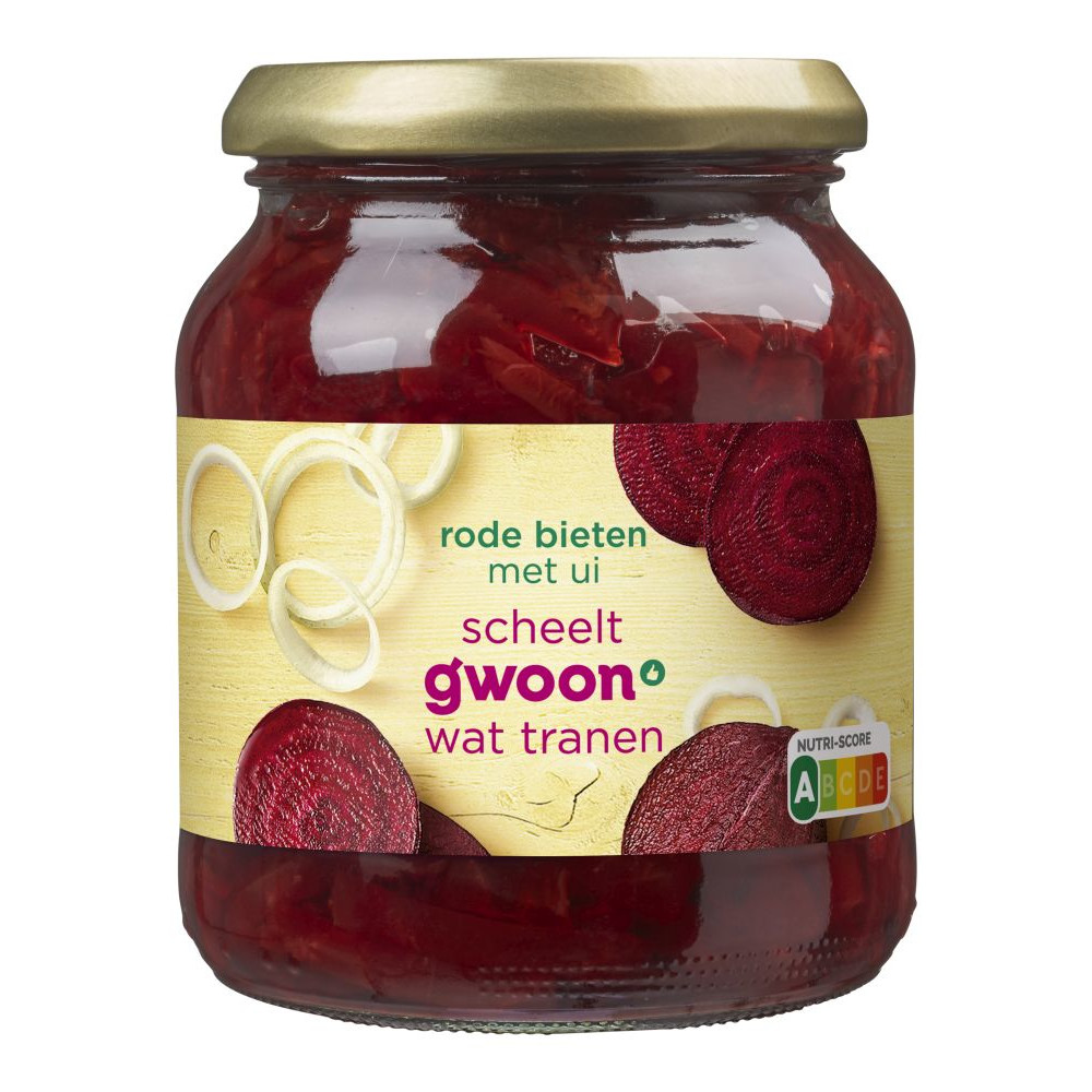 g'woon Rode Bieten met Ui