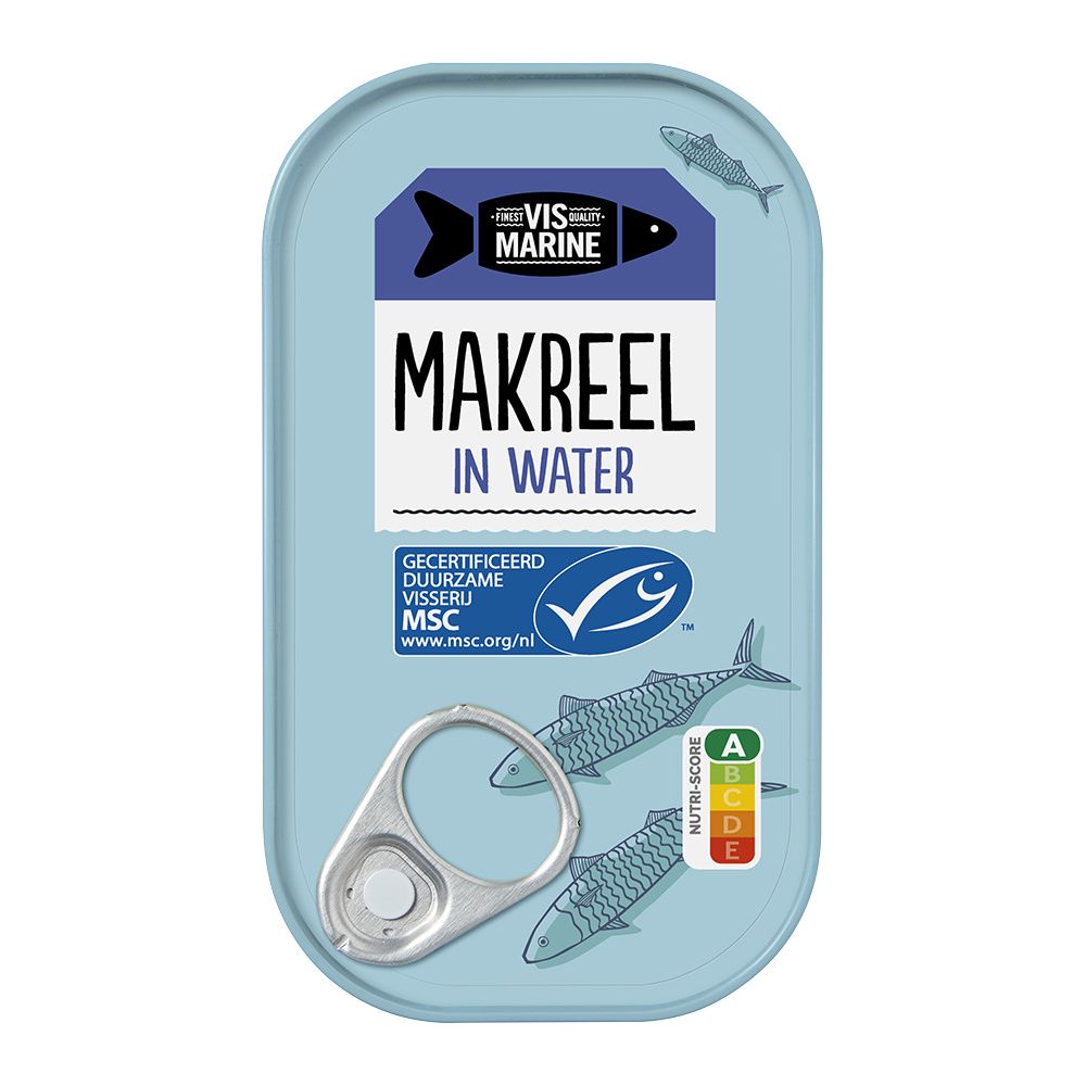 Vismarine Makreel in Water