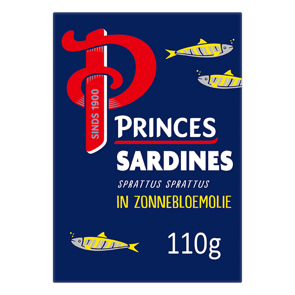 Princes Sardines in Zonnebloemolie