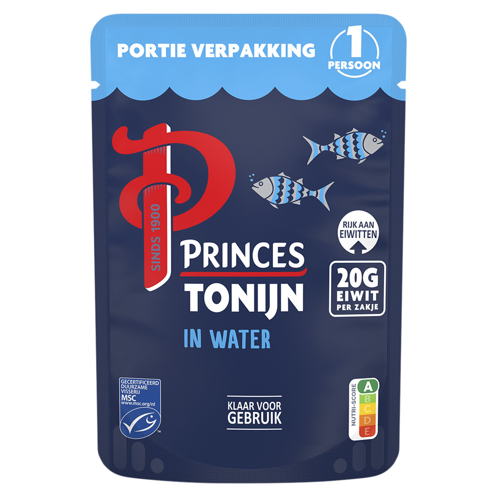 Princes tonijn in water pouch