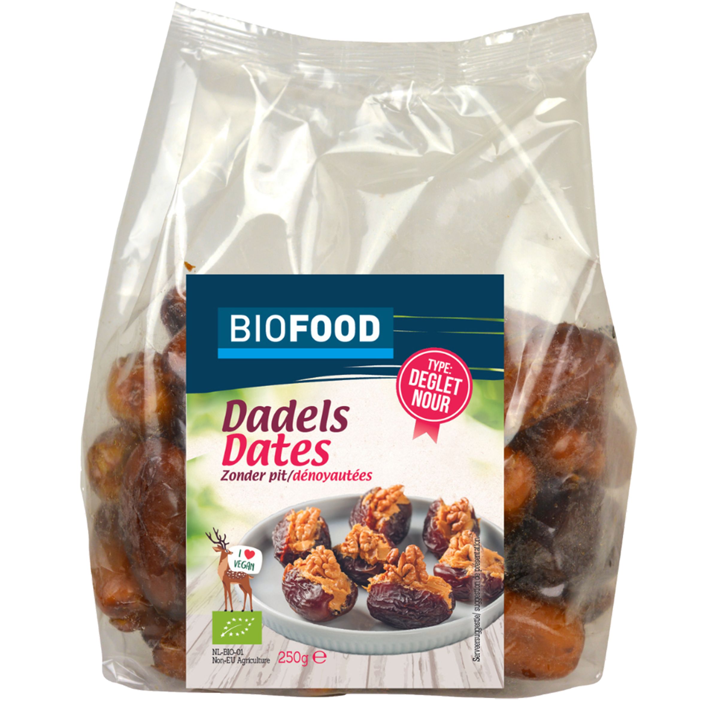 Biofood Dadels zonder pit