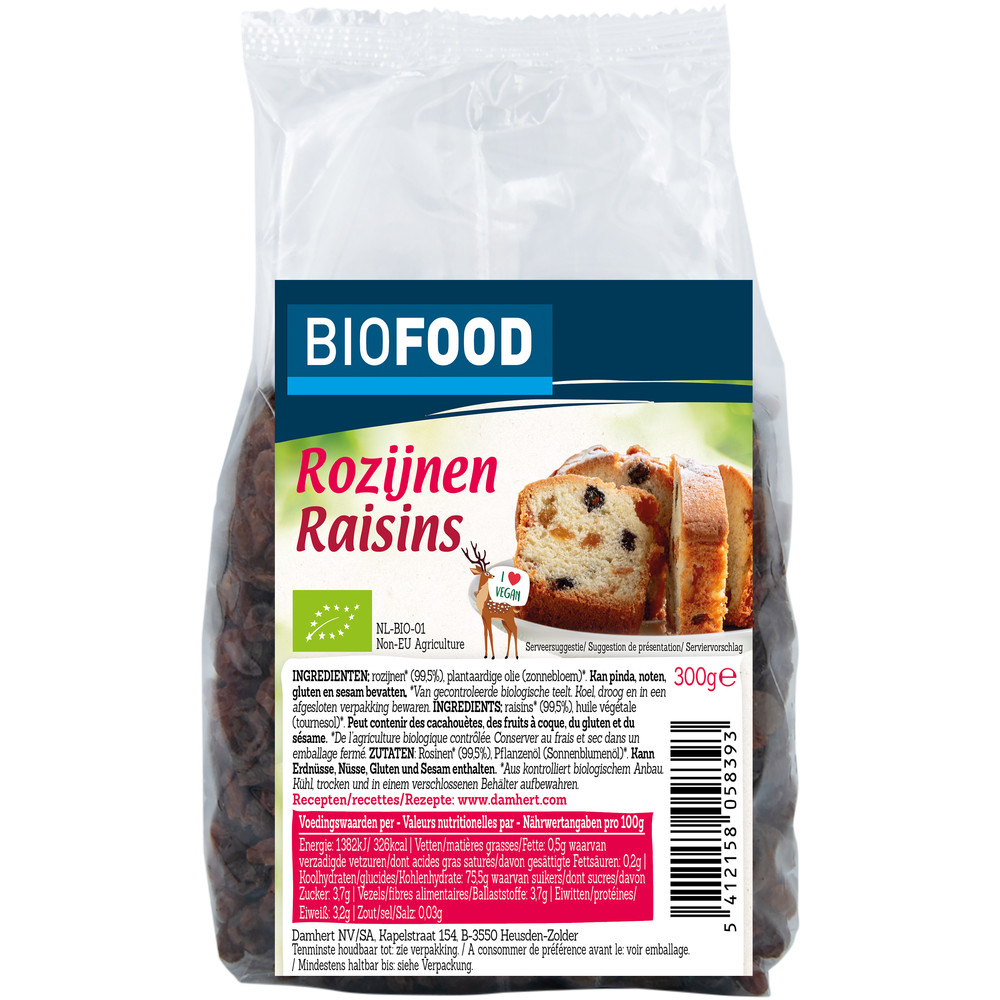 Biofood Rozijnen