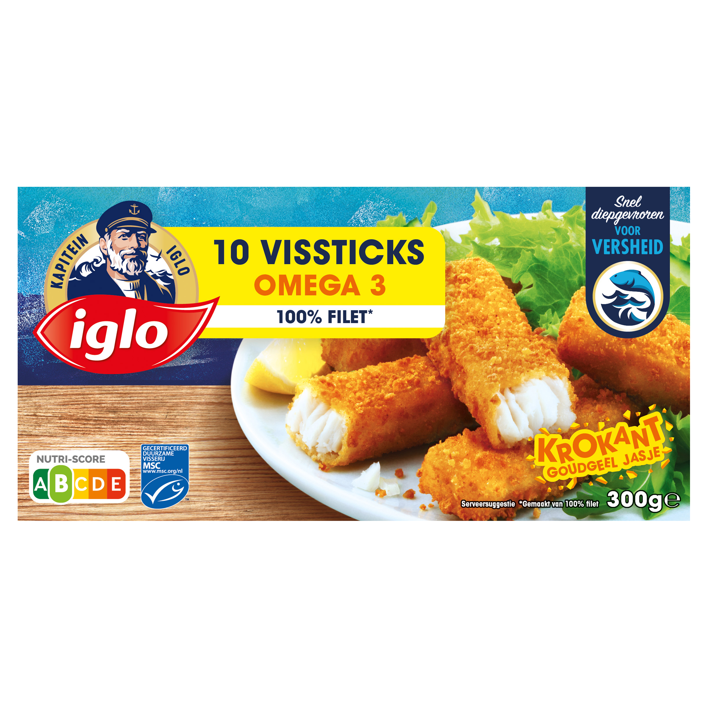Iglo 10 Vissticks Omega