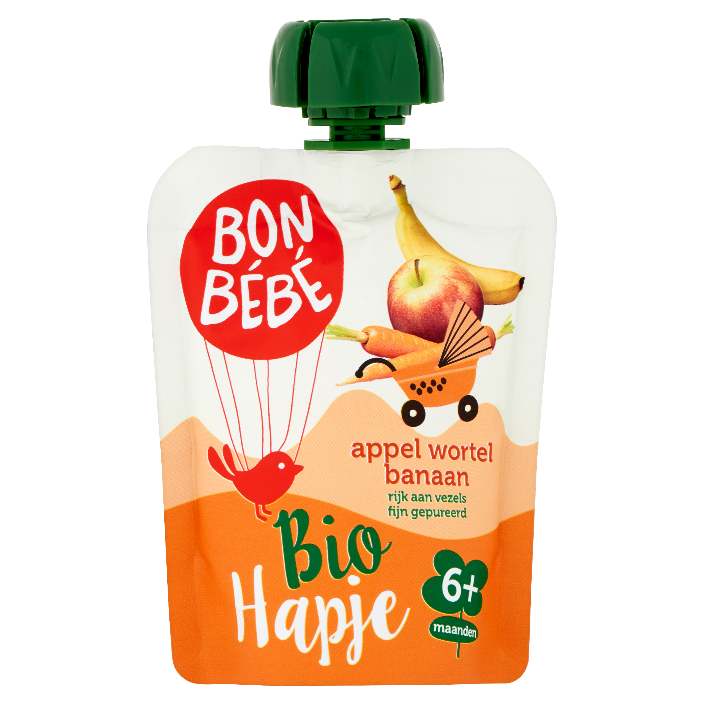Bonbébé 4m Bonbebe appel wortel banaan bio hapje