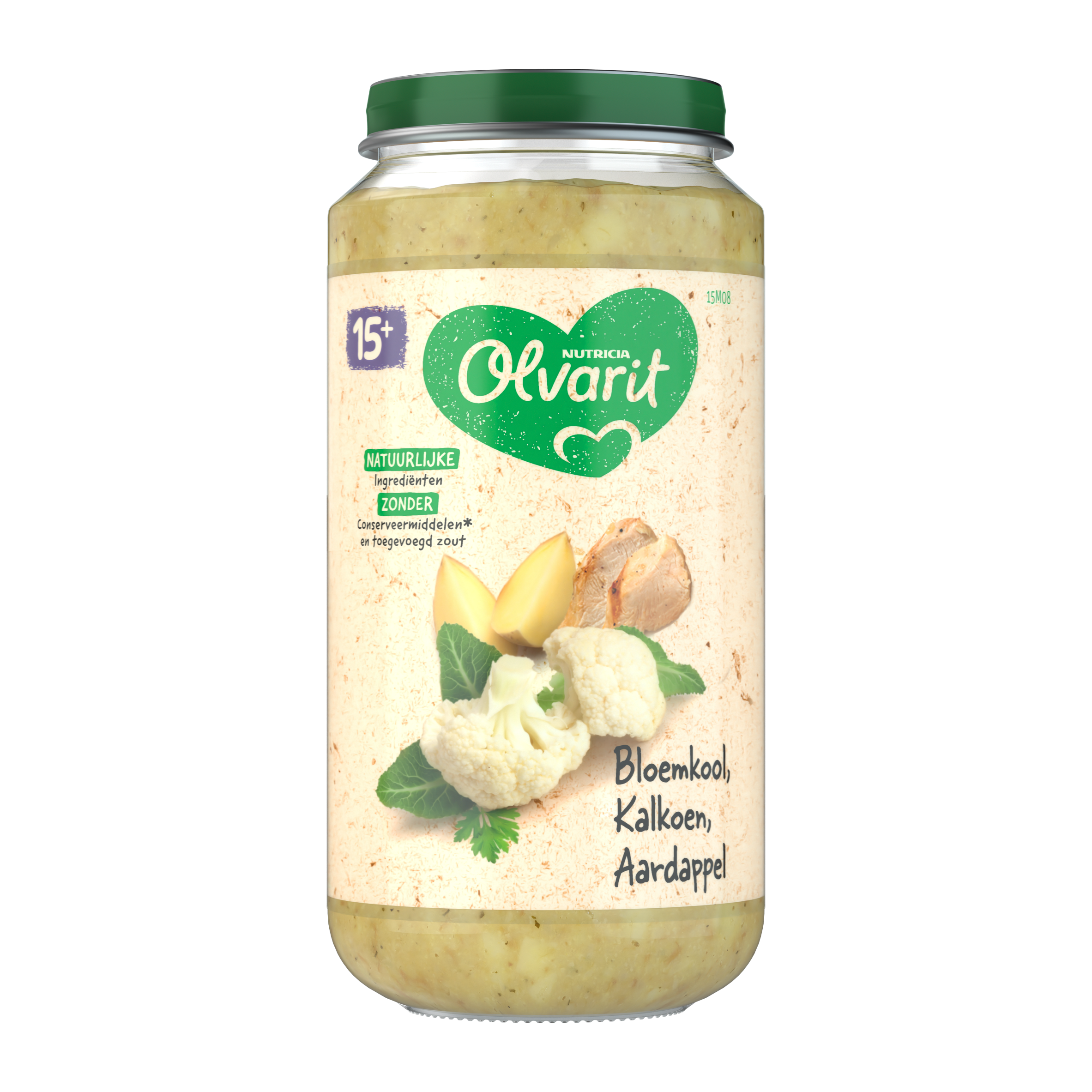 Olvarit Bloemkool Kalkoen Aardappel 15+ Maanden