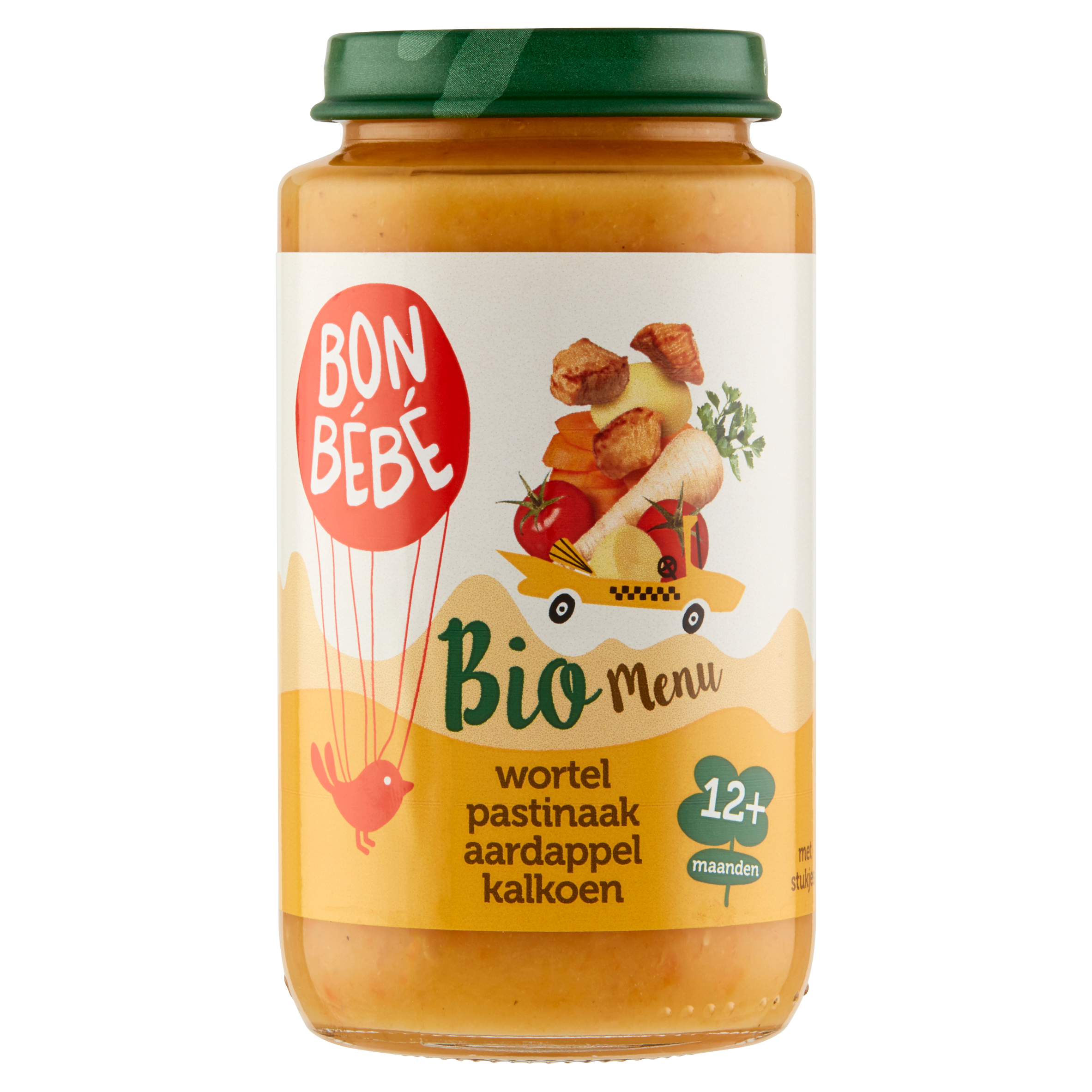 Bonbébé Bonbebe Bio Menu Wortel Pastinaak Aardappel Kalkoen 12+ Maanden
