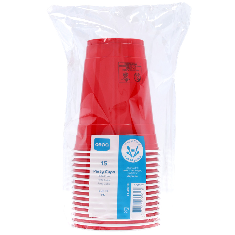 Depa Partycup Rood
