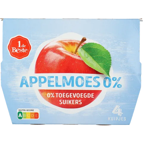 1 de Beste Appelmoes 0% suikers
