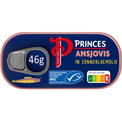 Princes Ansjovis in zonnebloemolie
