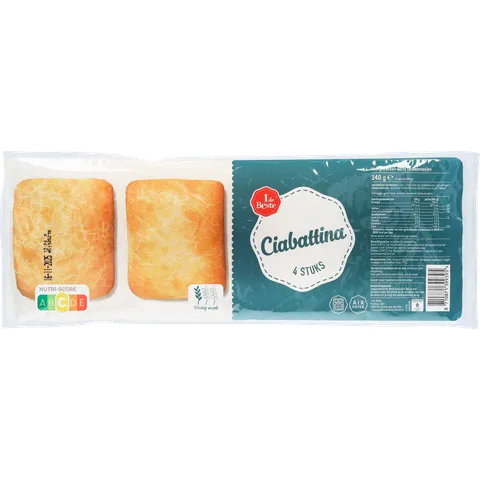 1 de Beste Ciabattinas 4 st.