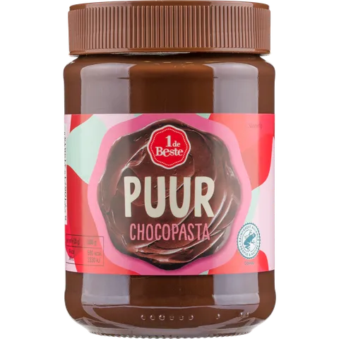 1 de Beste Chocoladepasta puur