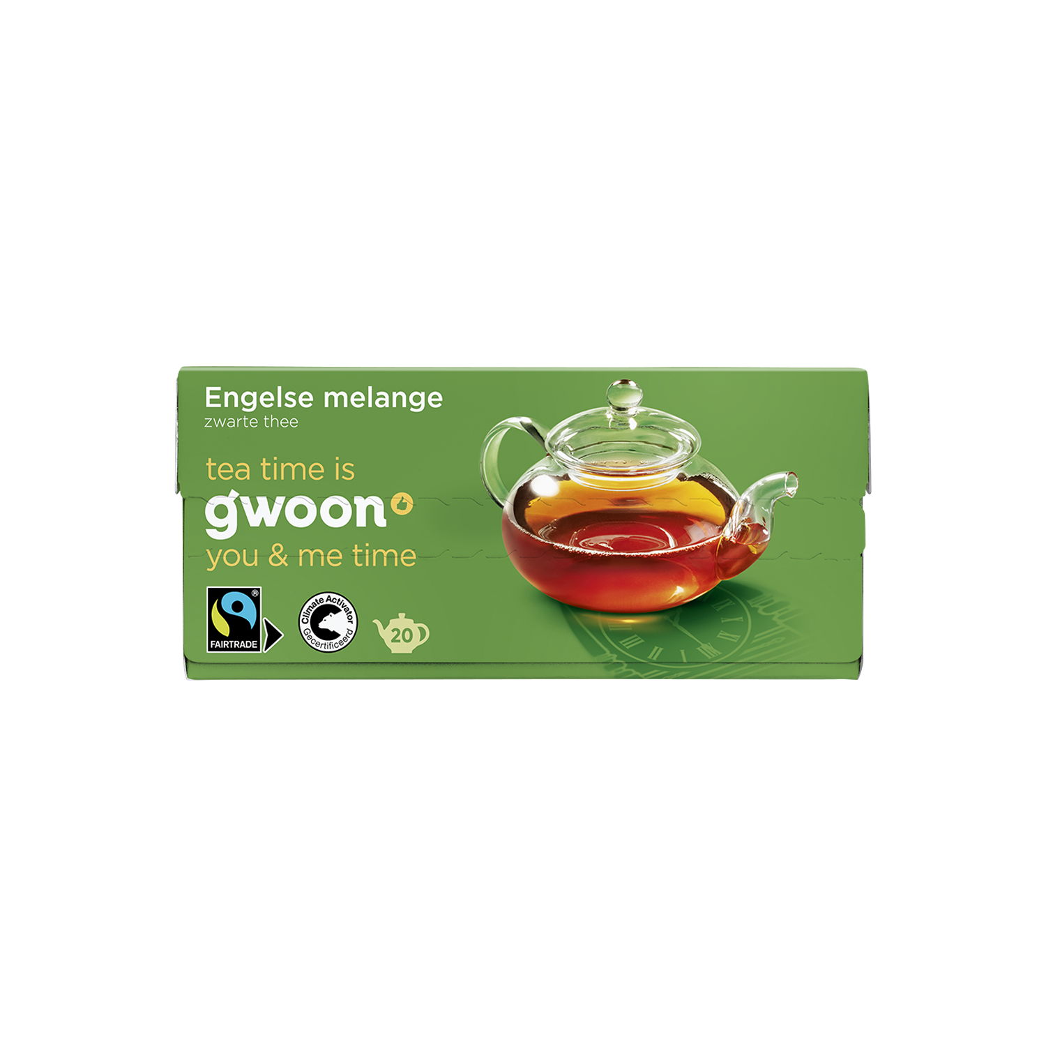 G'woon Zwarte thee engelse melange 20 zk.