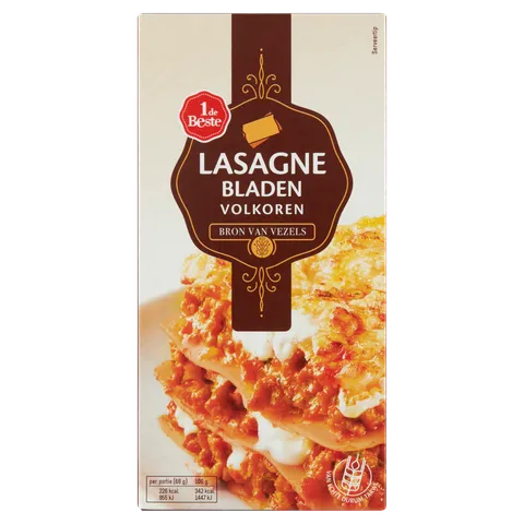 1 de Beste Lasagnebladen volkoren