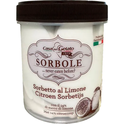 CASA DEL GELATO Sorbetijs citroen