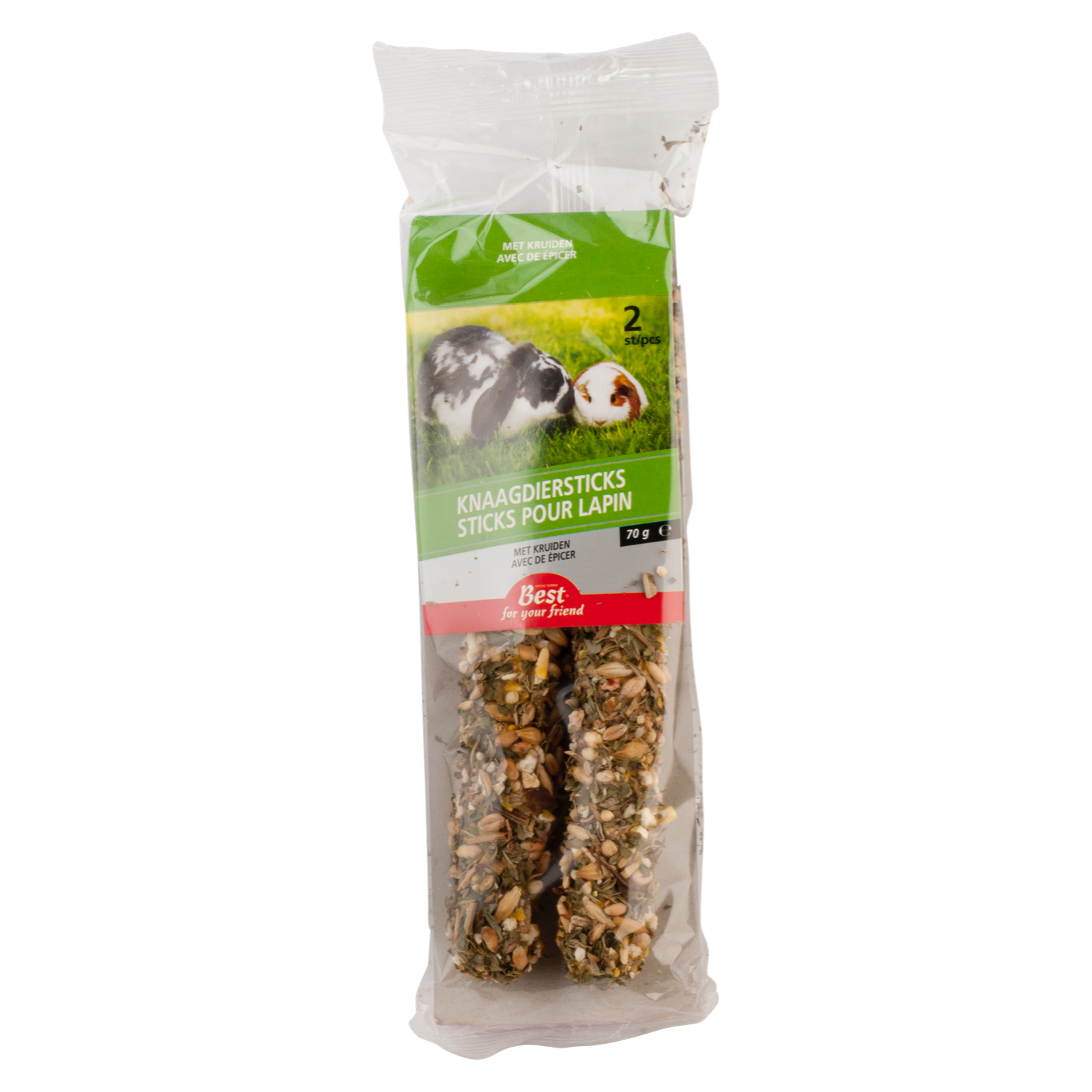 Best For Your Friend Best For Your Friend Knaagdiersticks met kruiden 2 stuks