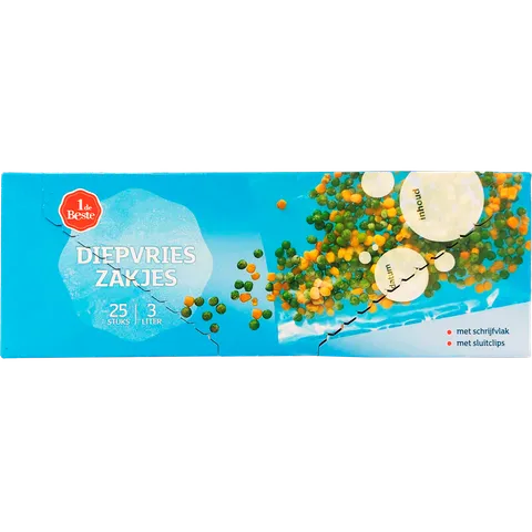 1 de Beste Diepvrieszakjes 3 liter