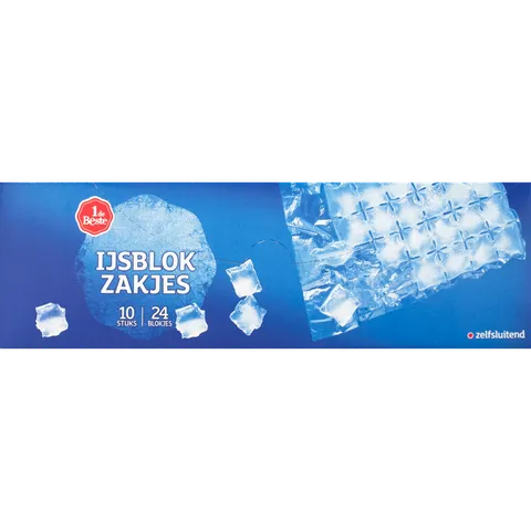 1 de Beste Ijsblokzakjes 24 ijsblokjes